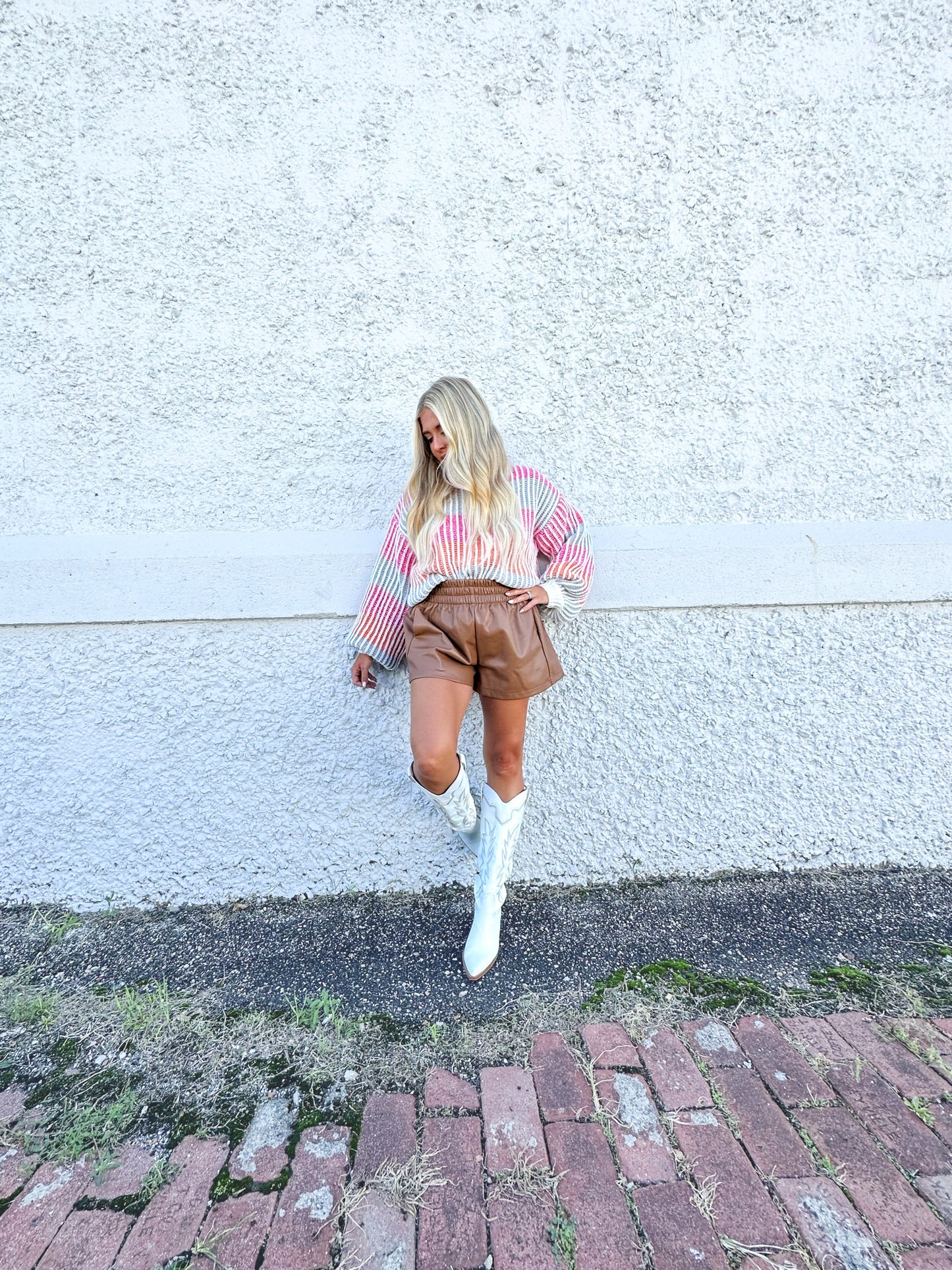 MULTI COLOR STRIPED SWEATER