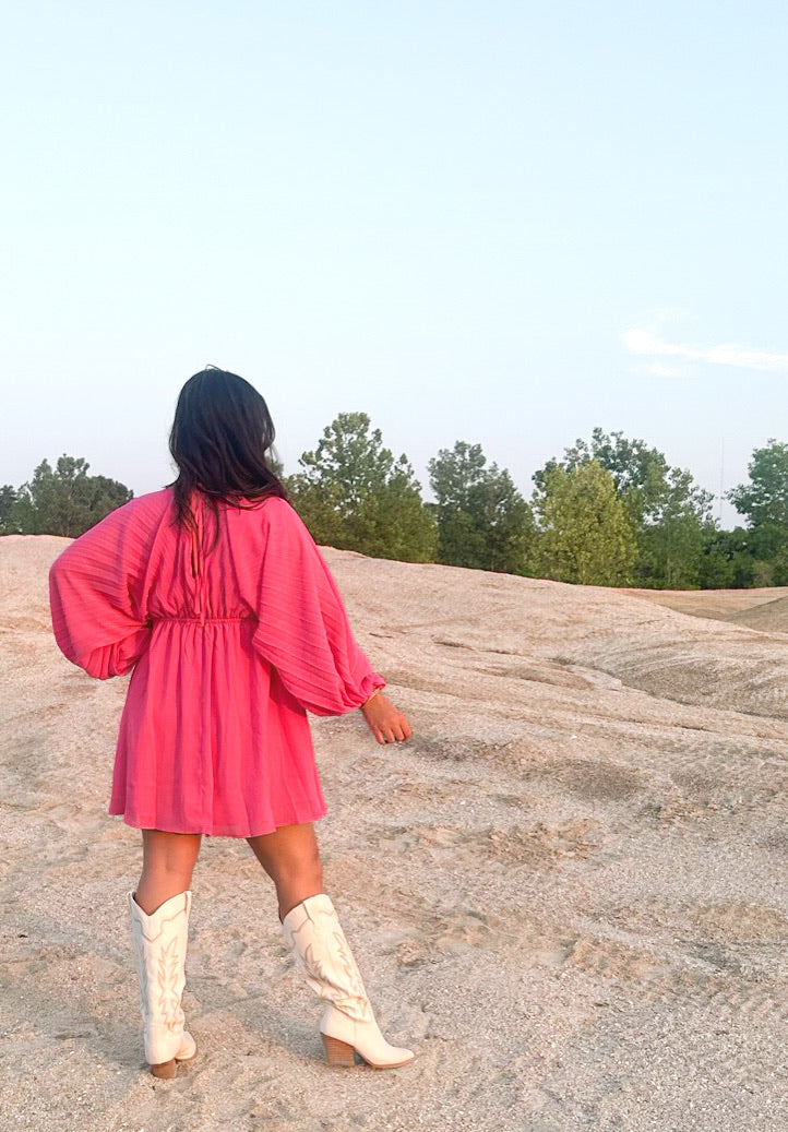 PINK MINI DRESS